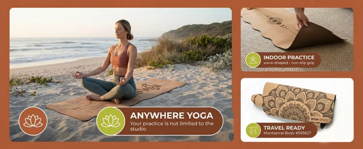 Cork TPE Cork Yoga Mat