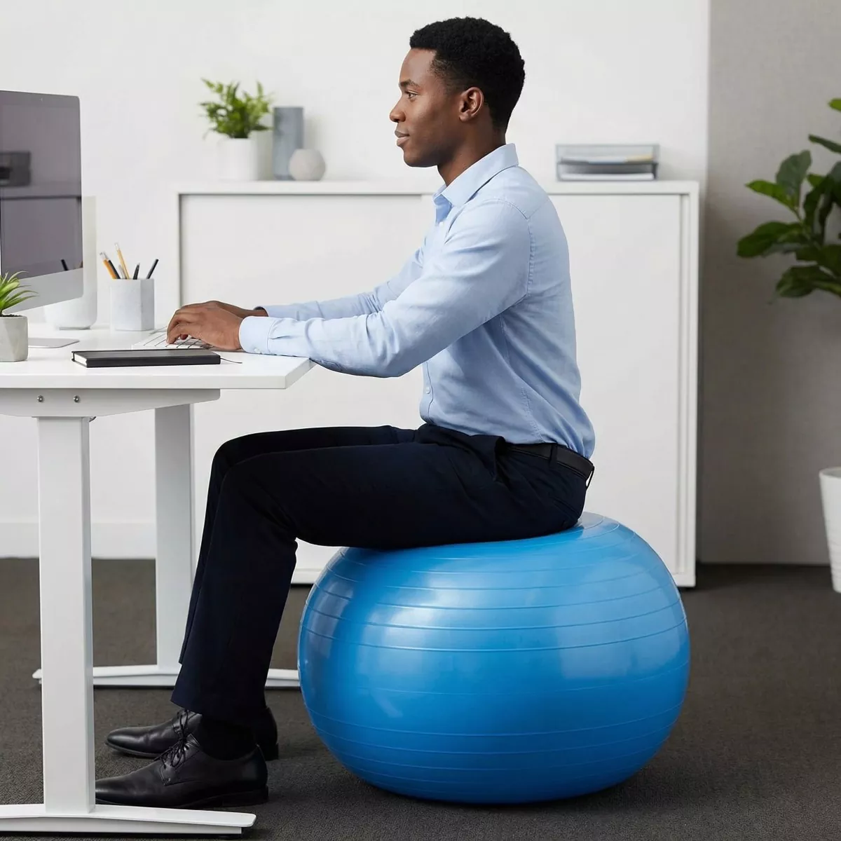 Donut Shape PVC Yoga Ball