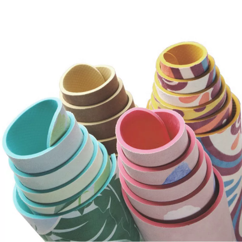 Zamszowa mata do jogi TPE